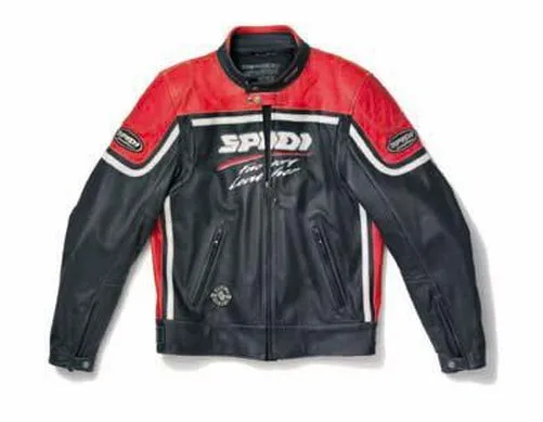 ** Spidi Nasty Leather Jacket red size M - SALE