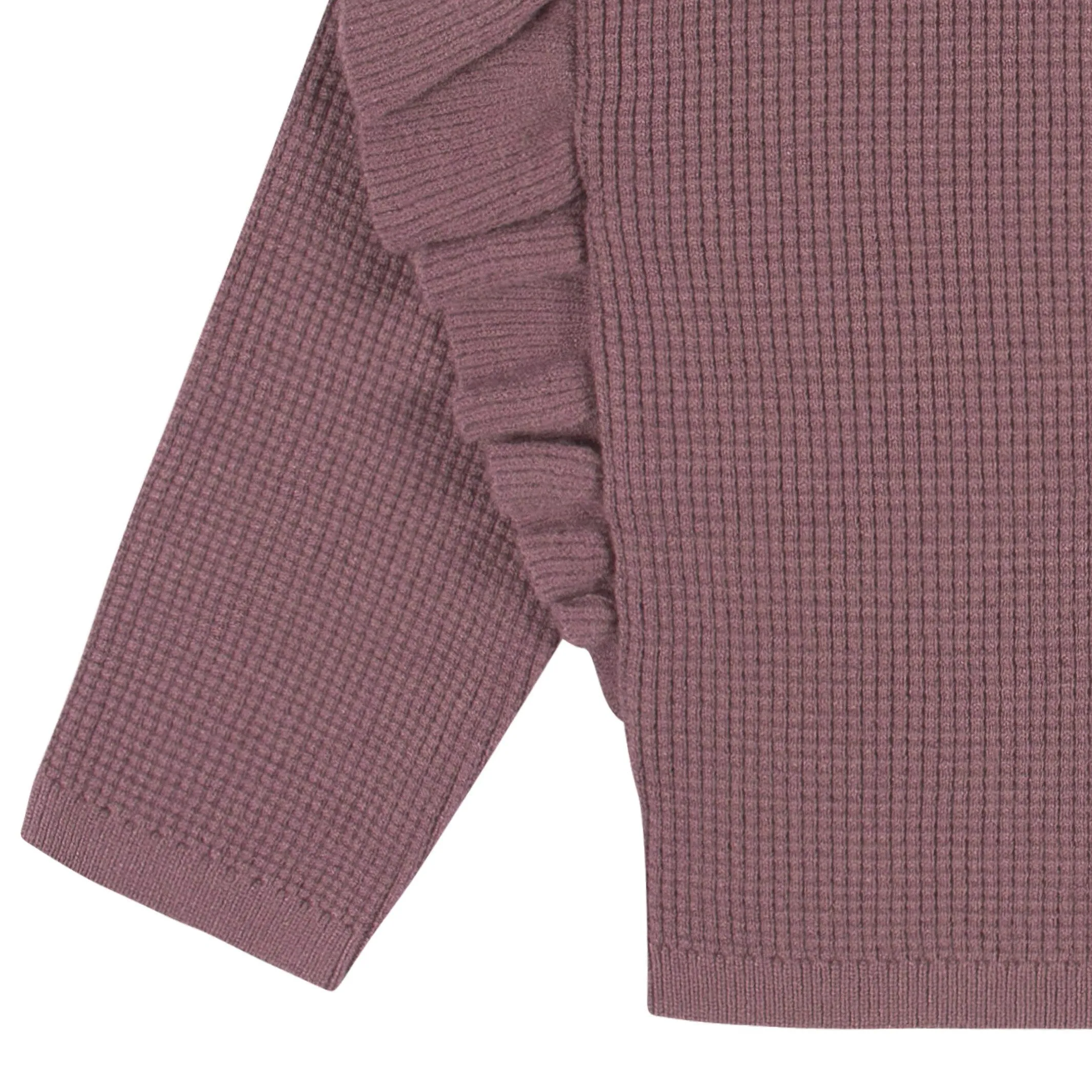 2-Piece Infant and Toddler Girls Mauve Sweater Knit Set