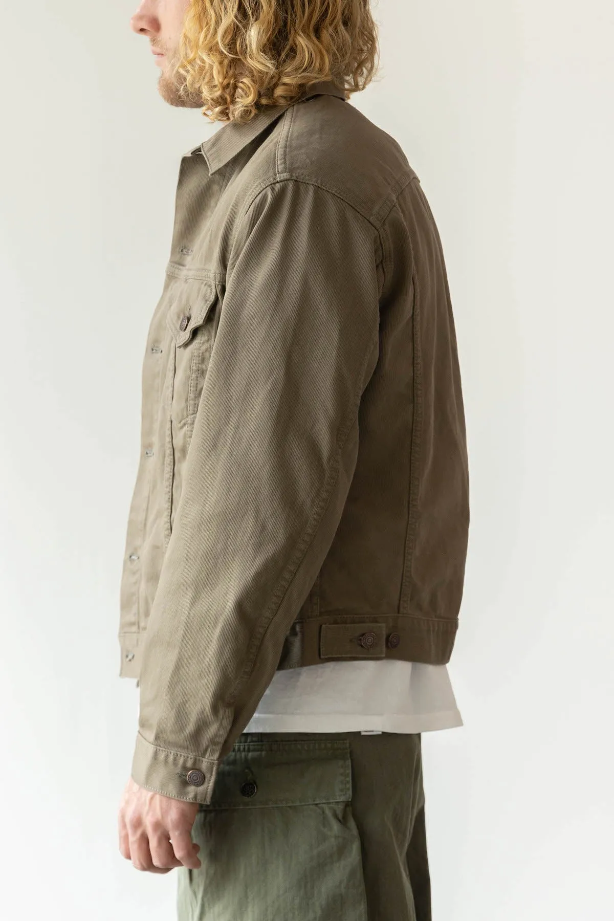 60's Cotton Pique Jacket - Dusty Olive