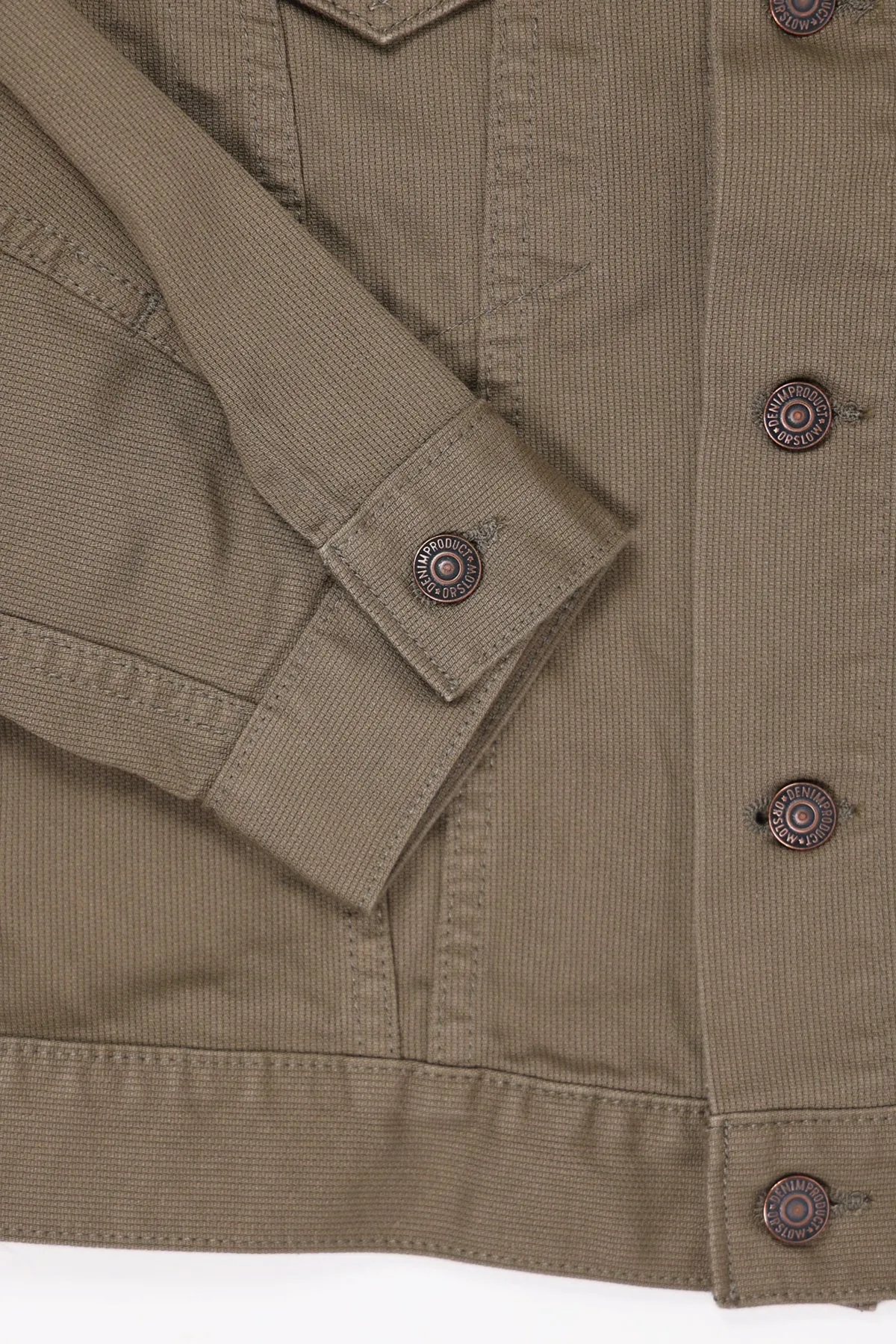 60's Cotton Pique Jacket - Dusty Olive