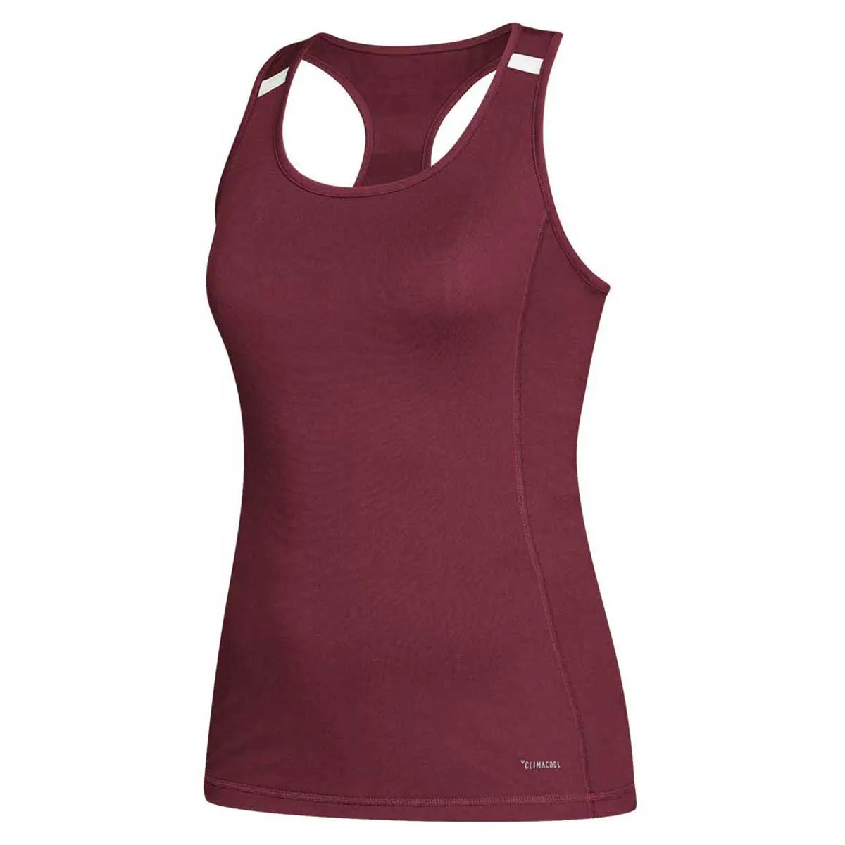 adidas Women's Collegiate Burgundy/White Team 19 Compression Tank