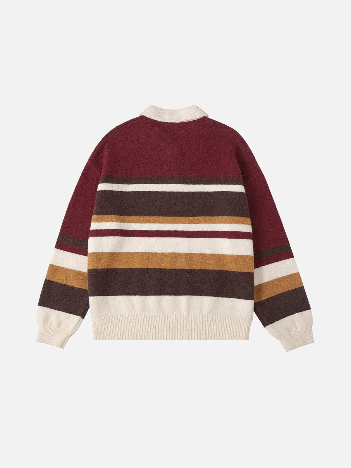 Aelfric Eden Vintage Stripe Polo Sweater