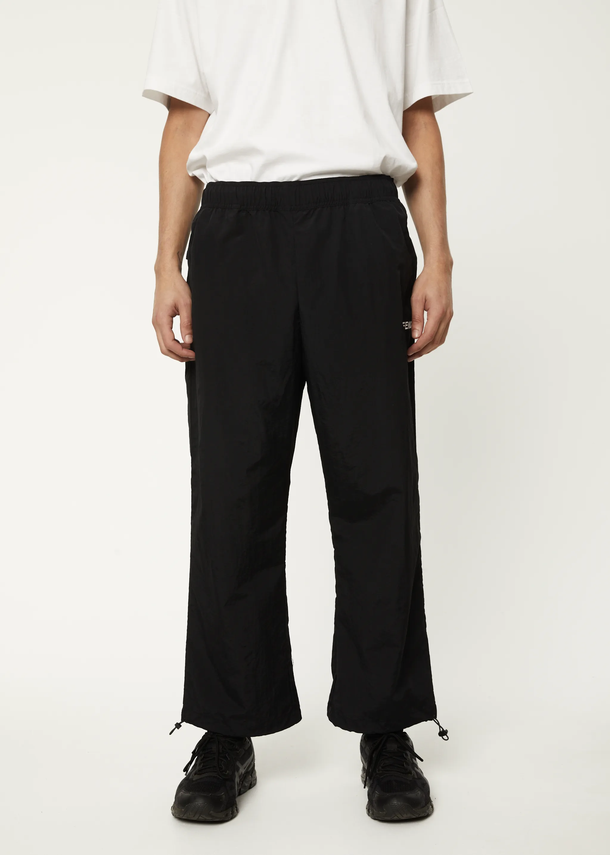 AFENDS Mens Floodlights - Spray Pants - Black