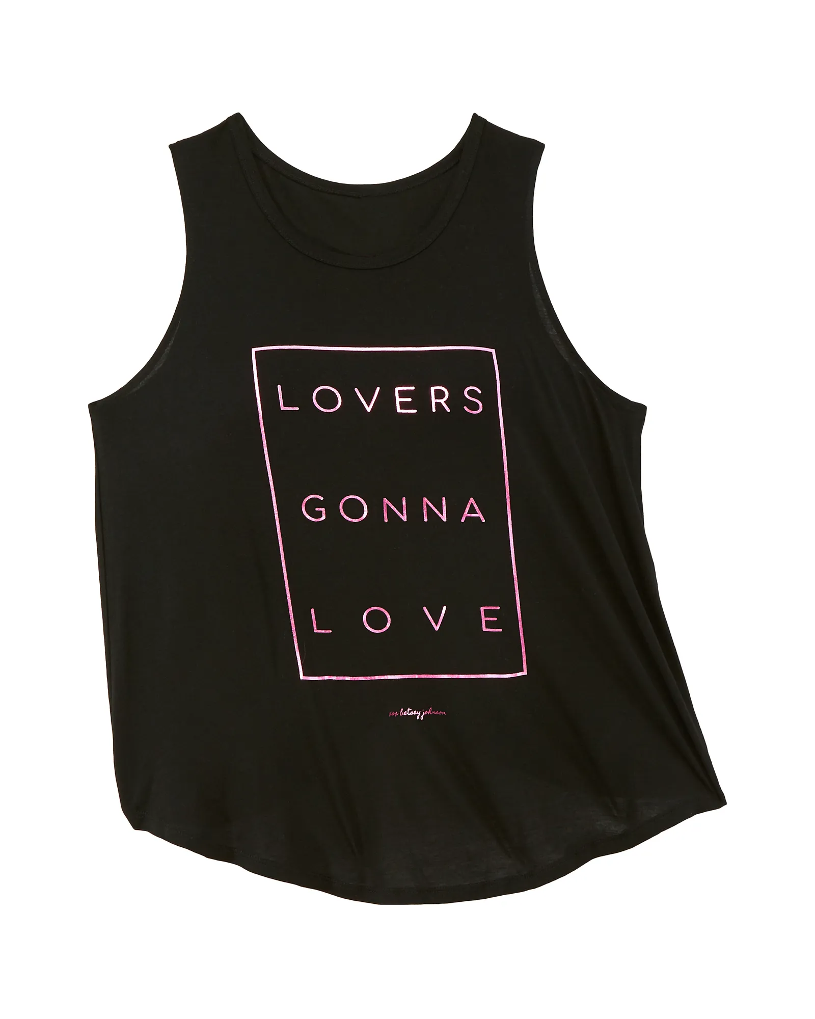 Ainsley Tank | Black / Pink