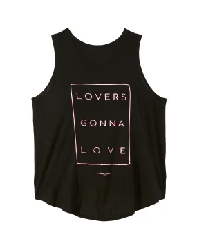 Ainsley Tank | Black / Pink