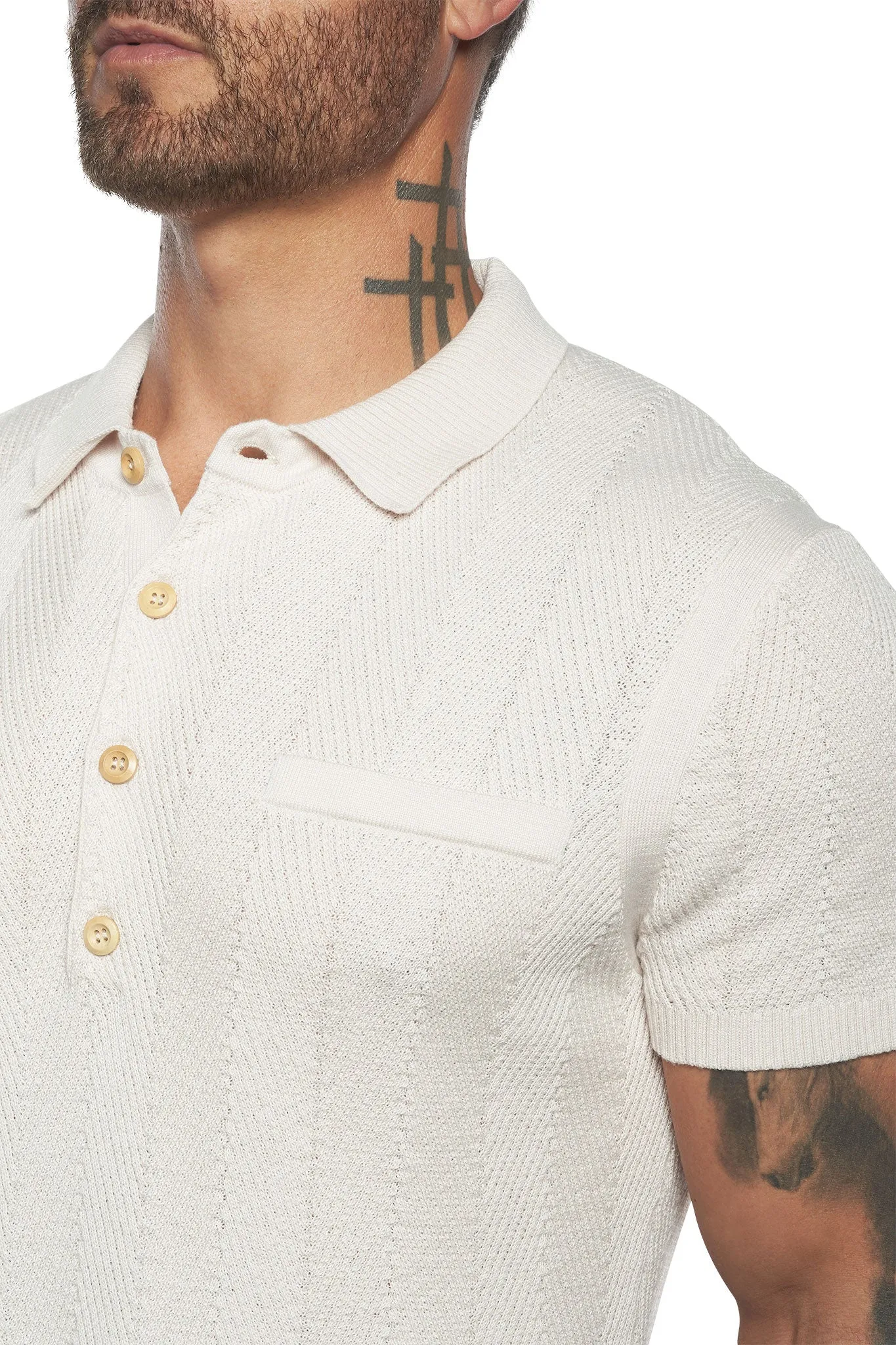 Alastair Fitted Knit Polo