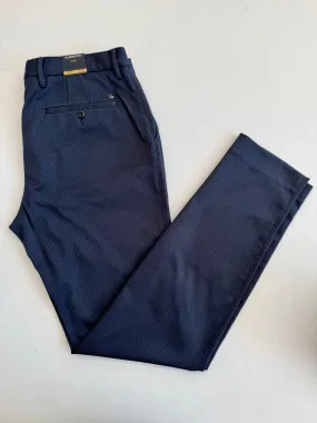 ALBERTO Navy Neat Rob Pant