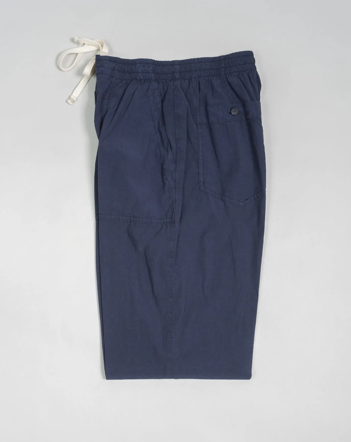 Altea Lightweight Drawstring Fatigue Pants / Navy