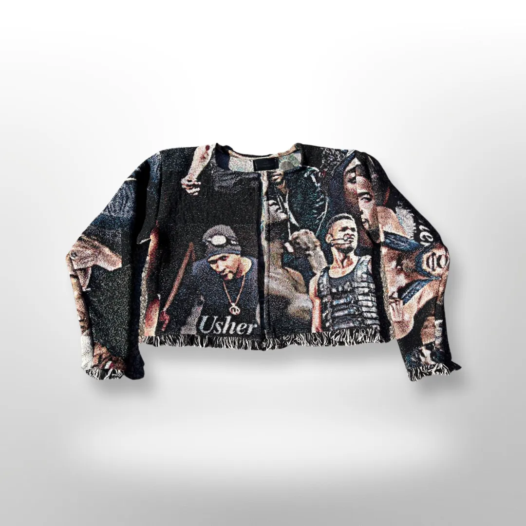 A.T.F Tapestry Crop Jacket