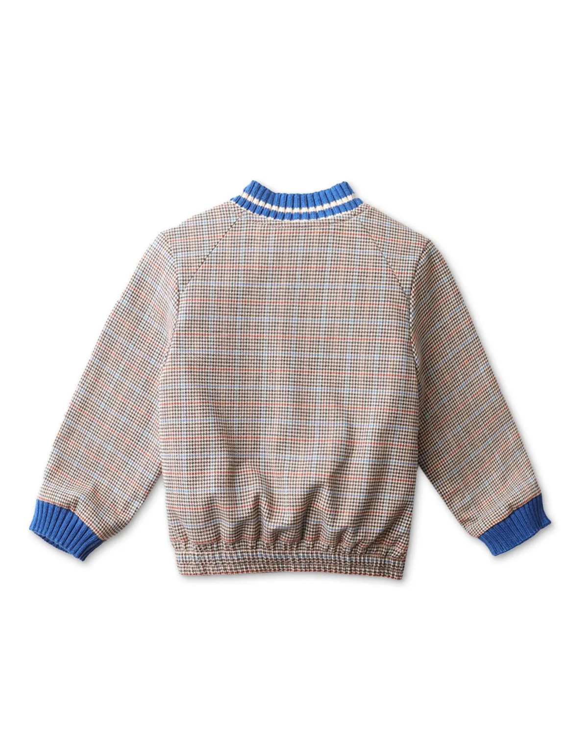 BABY BOYS HOUNDSTOOTH BOMBER JACKET