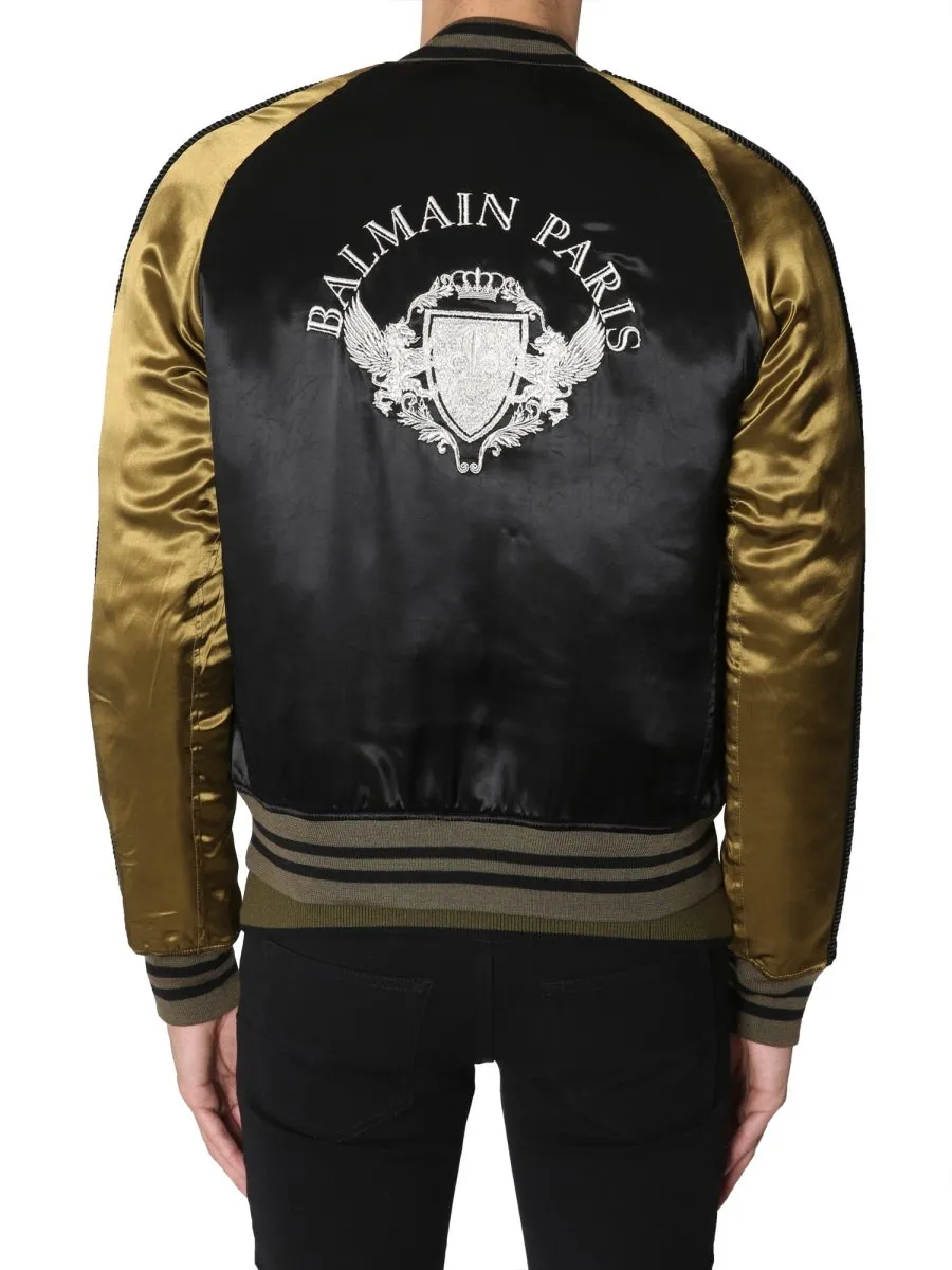 Balmain Paris Crest Bomber Jacket