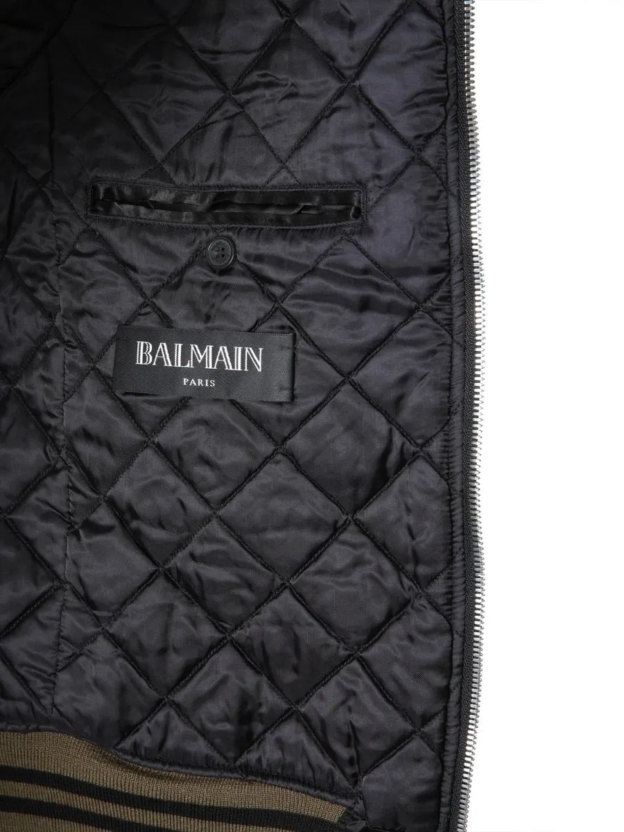 Balmain Paris Crest Bomber Jacket