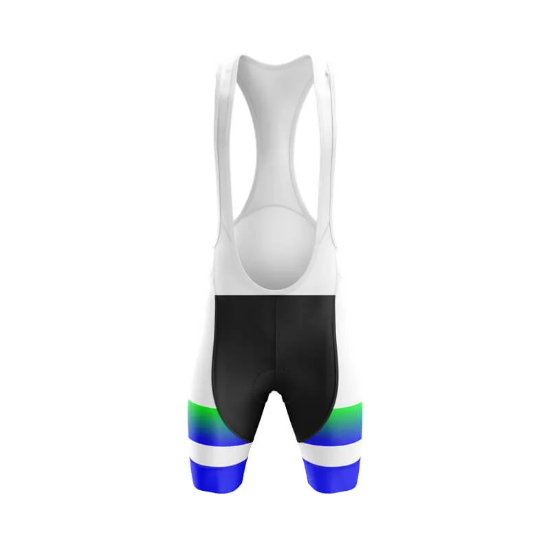 BB Gradient Bibs & Shorts (Blue-Green)