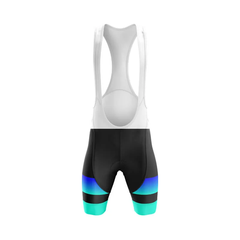 BB Gradient Bibs & Shorts (Blue-Teal)