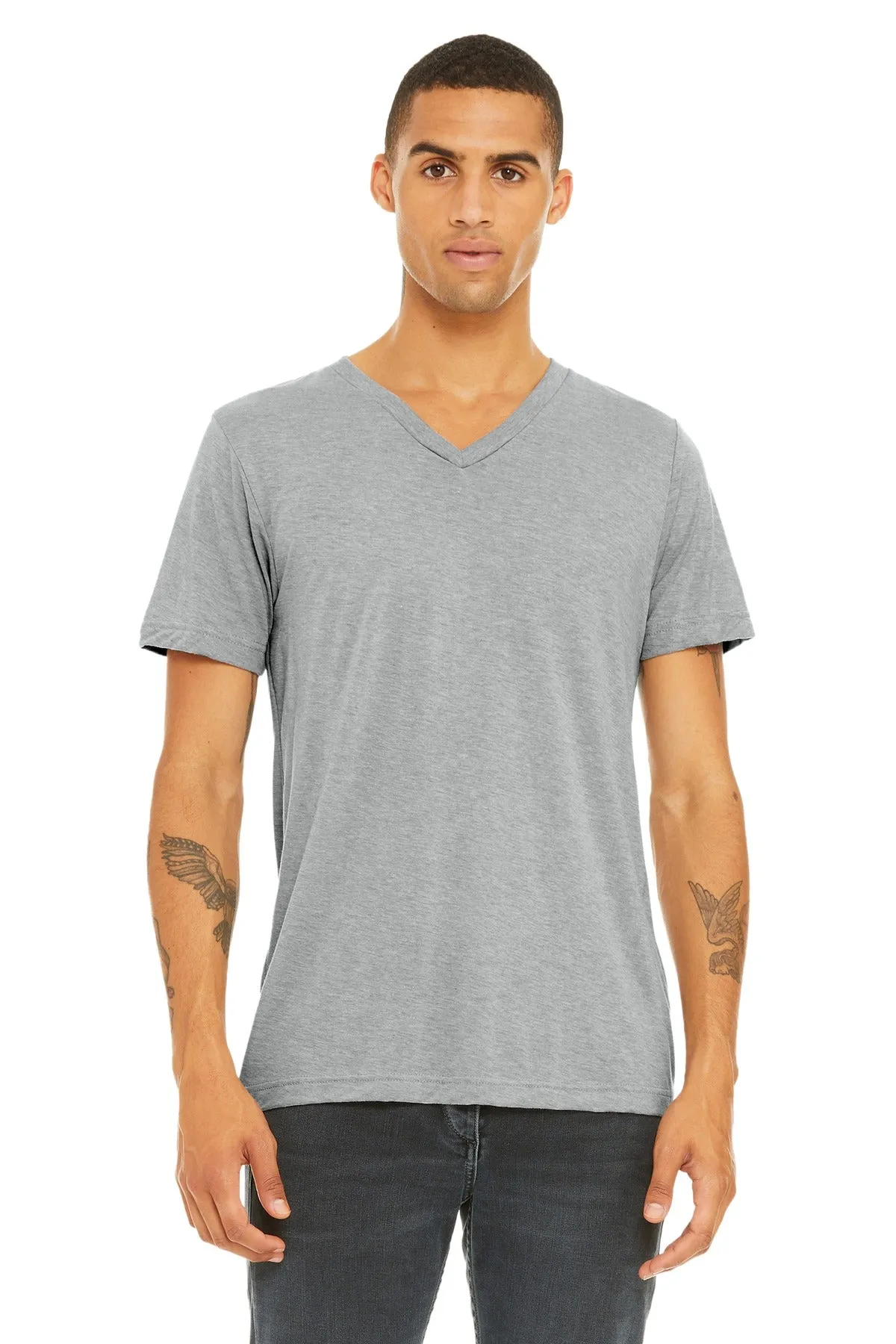 BELLA CANVAS ® Unisex Triblend Short Sleeve V-Neck Te. BC3415