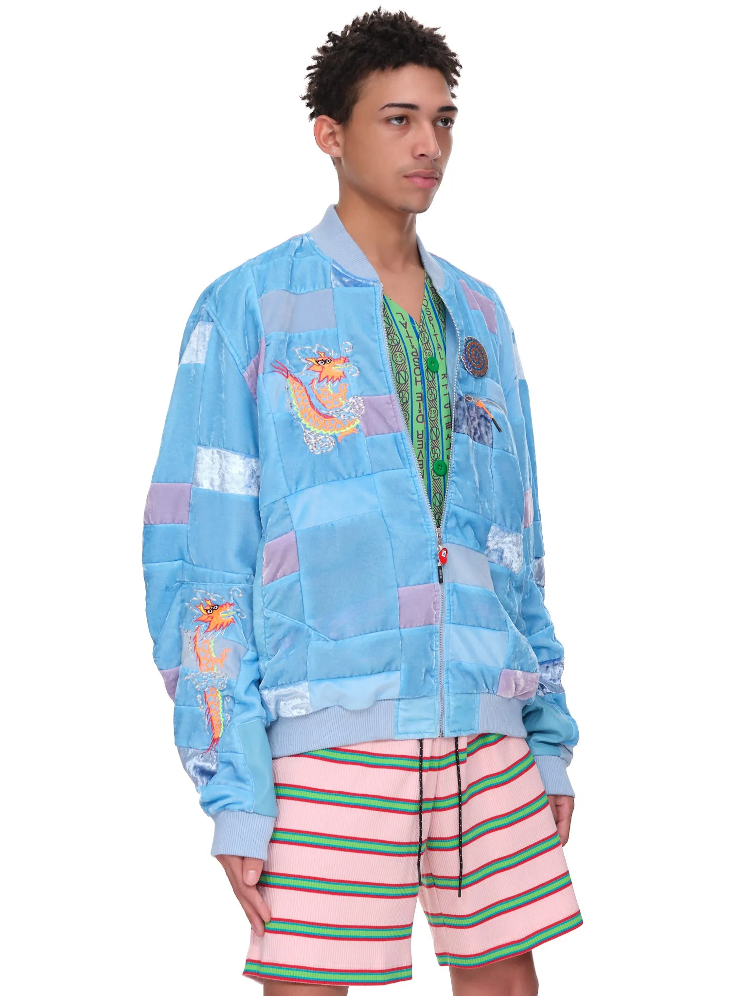 Block Young Jomba Jacket (NN16-JK09A-MIXED-BLUE)