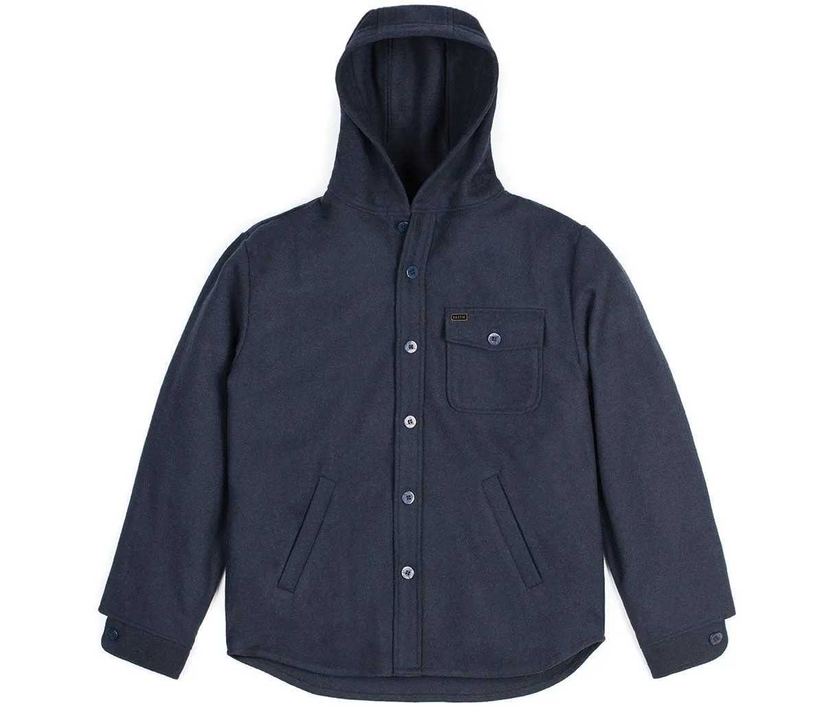 Brixton - Compass Hooded Men's Jacket, Navy