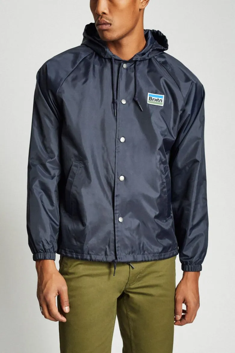 Brixton - Nobel Men's Hooded Jacket, Navy