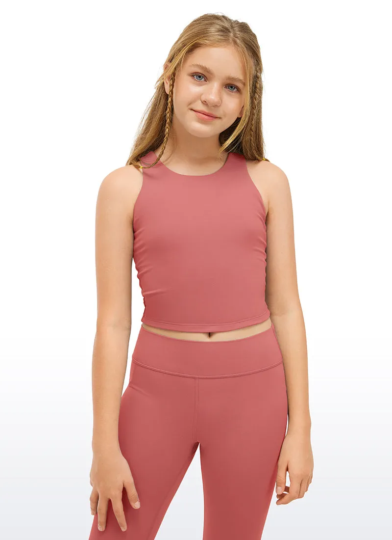 Butterluxe Girls Double Lined Racerback Tank Tops