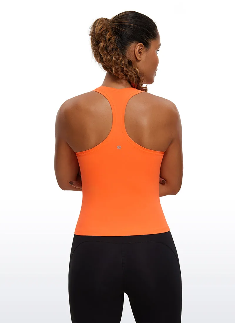 Butterluxe Waist-Length Crewneck Tank Racerback