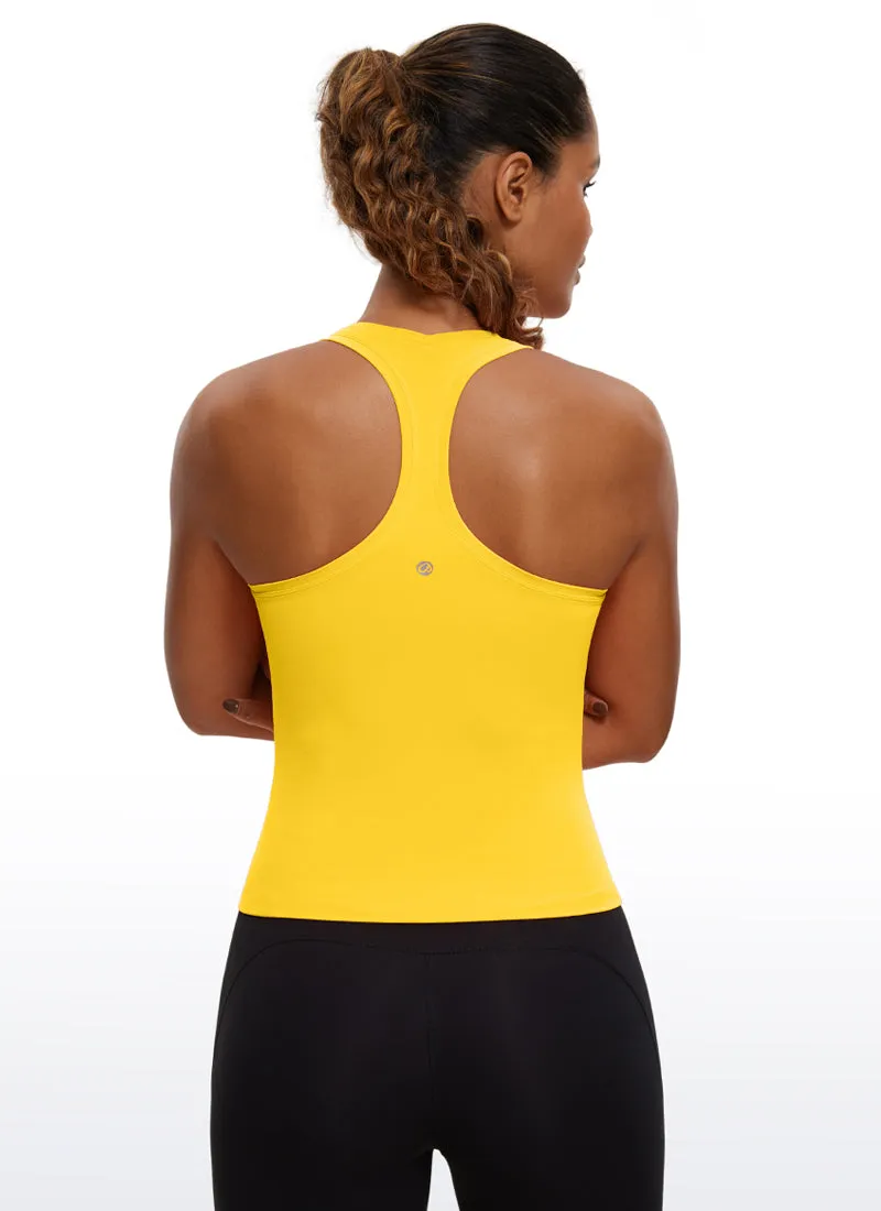 Butterluxe Waist-Length Crewneck Tank Racerback