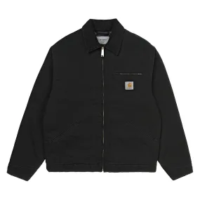 Carhartt WIP OG Detroit Jacket - Black / Black Aged Canvas