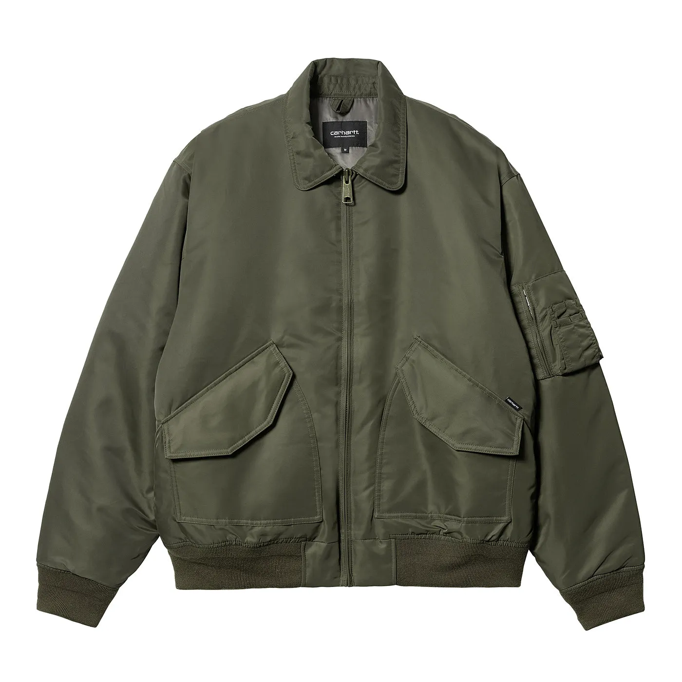 Carhartt WIP Olten Bomber Jacket - Plant / Smoke Green