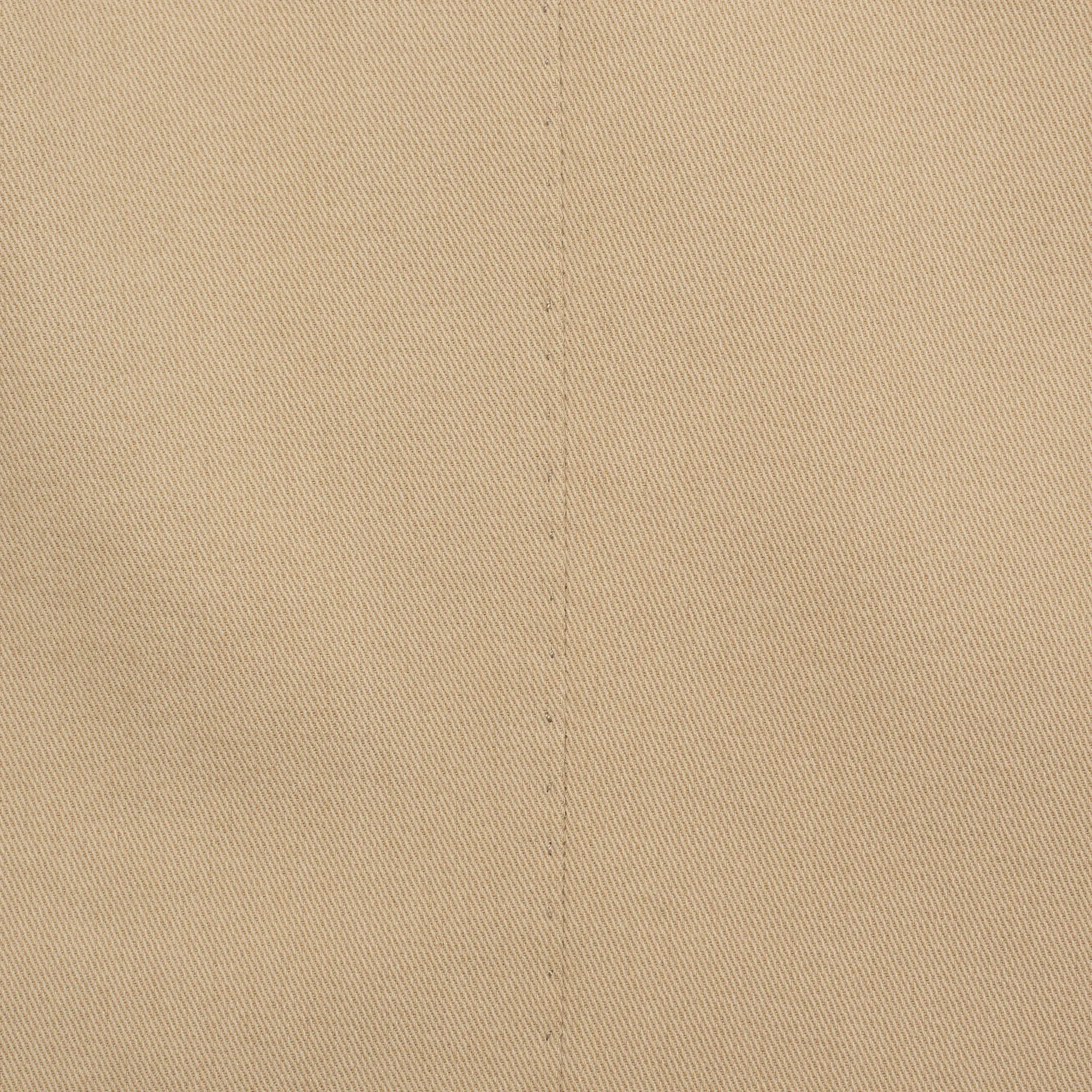 CESARE ATTOLINI Napoli Handmade Beige Twill Cotton Suit EU 54 US 44 Slim Regular Fit