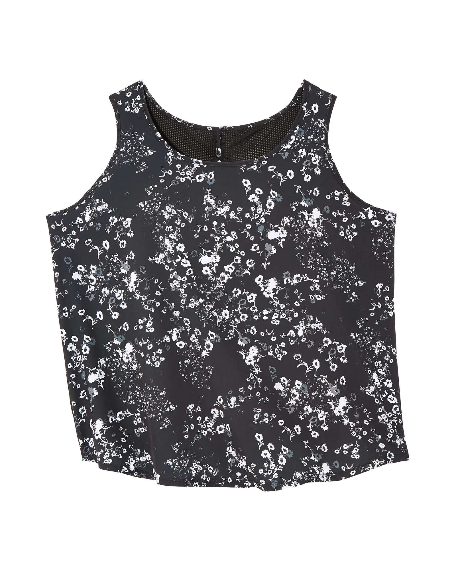 Clementine Tank with Keyhole Back | Black / White