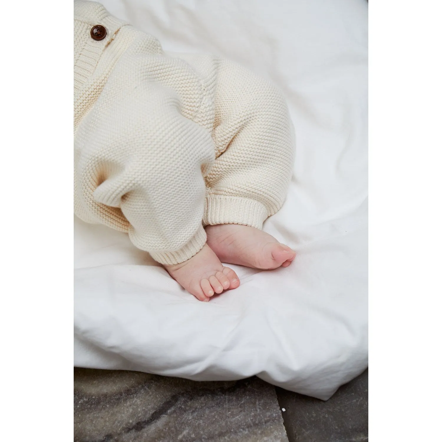 Copenhagen Colors Cream Classic Baby Cotton Pants