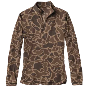 Core Layer 1/4 Zip Pullover Duck Camo