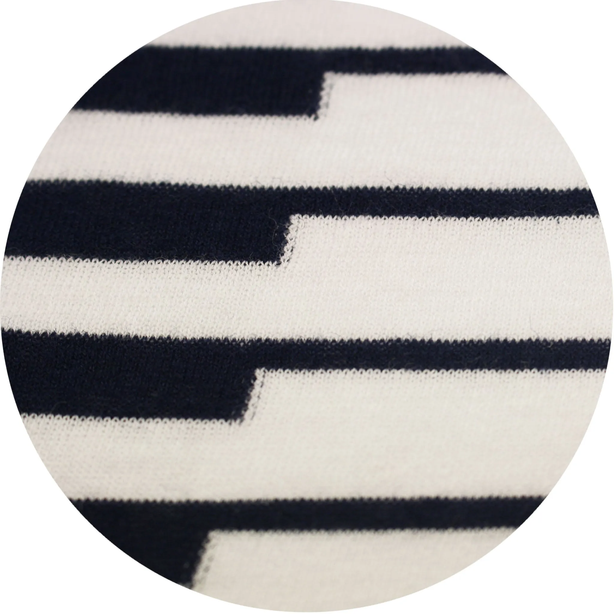 Cotton Ramie Striped Short Sleeve T-Shirt Breton