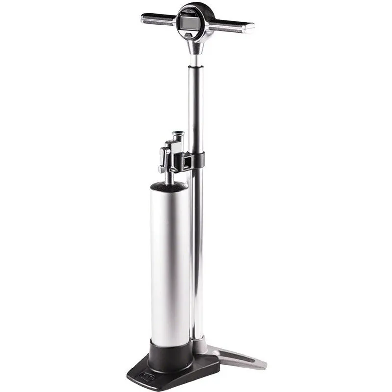 Crank Brothers Klic Floor Pump: Digital Gauge, Compression Canister