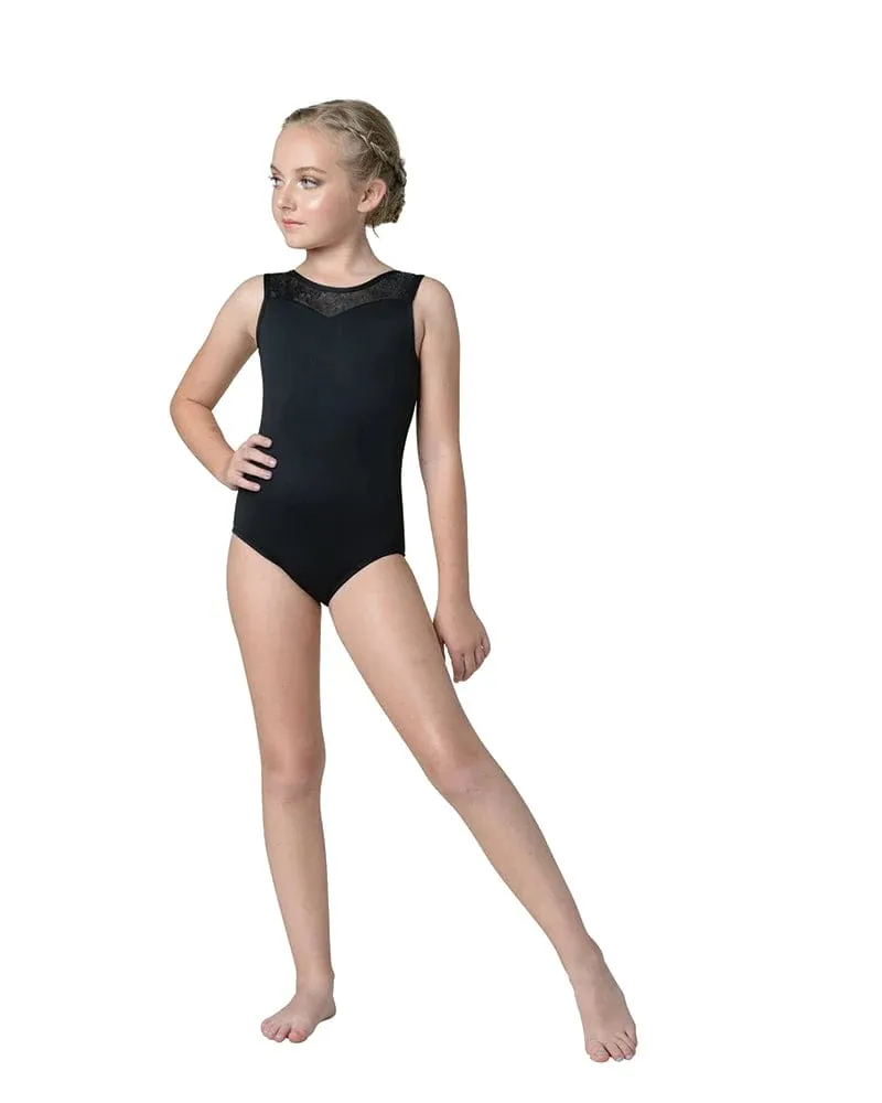 Danz N Motion 22122C Girls Paloma Lace Back Leotard