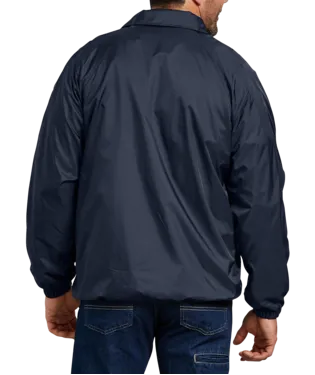 Dickies Snap Front Nylon Jacket- DARK NAVY- 76-242DN