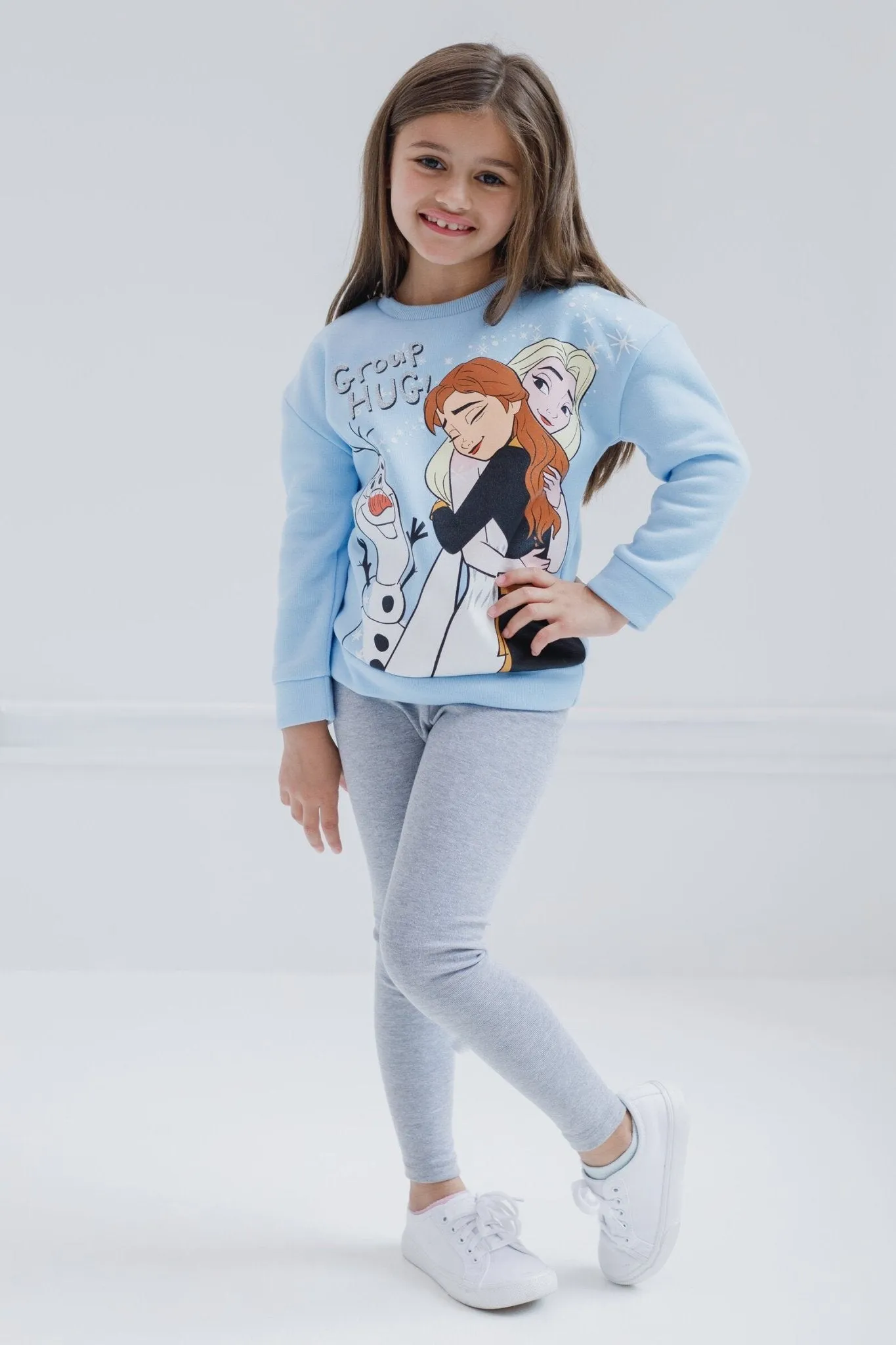 Disney Frozen Fleece Sweatshirt & Leggings Outfit Set