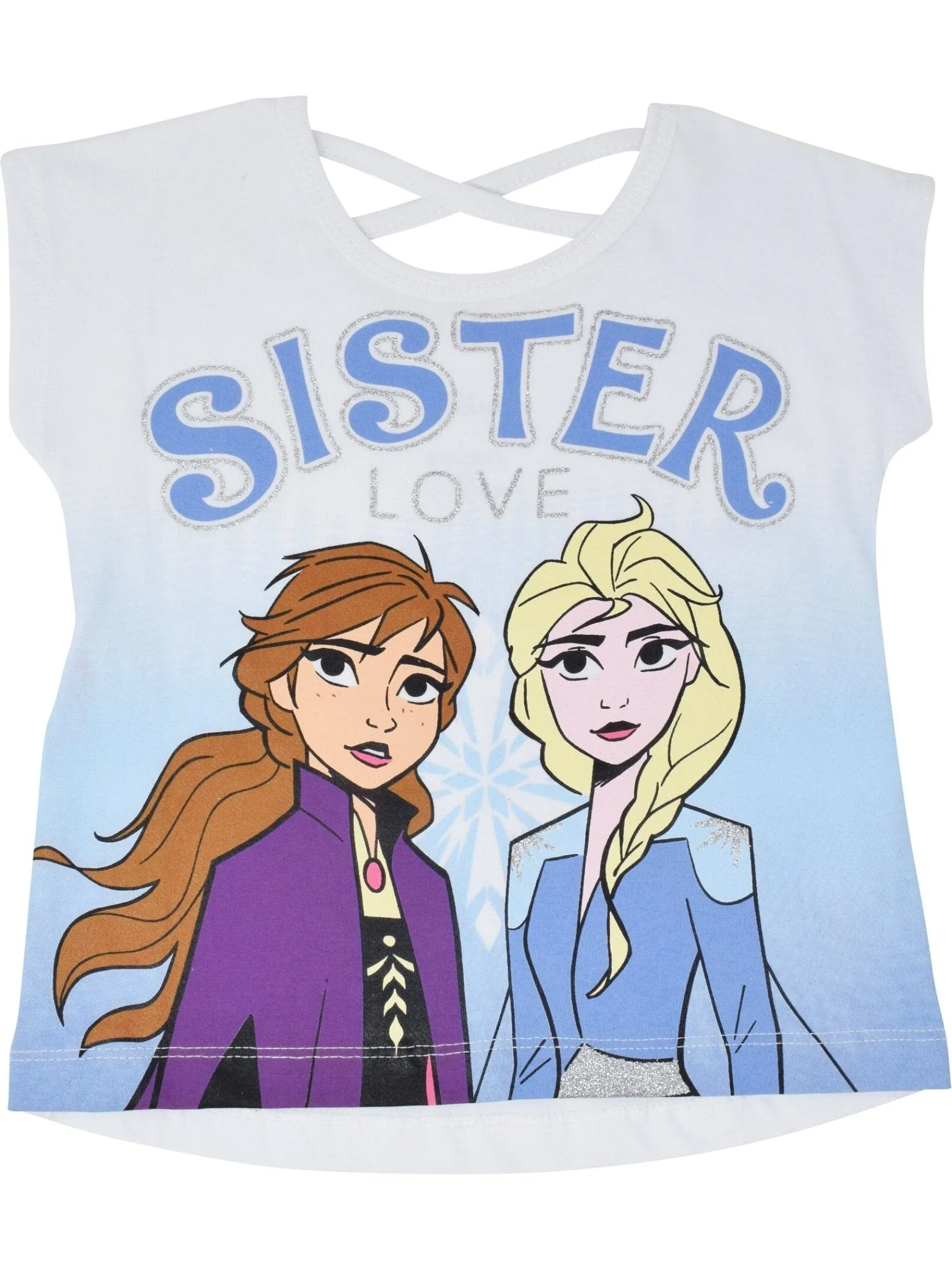 Disney Frozen T-Shirt and Bike Shorts Outfit Set