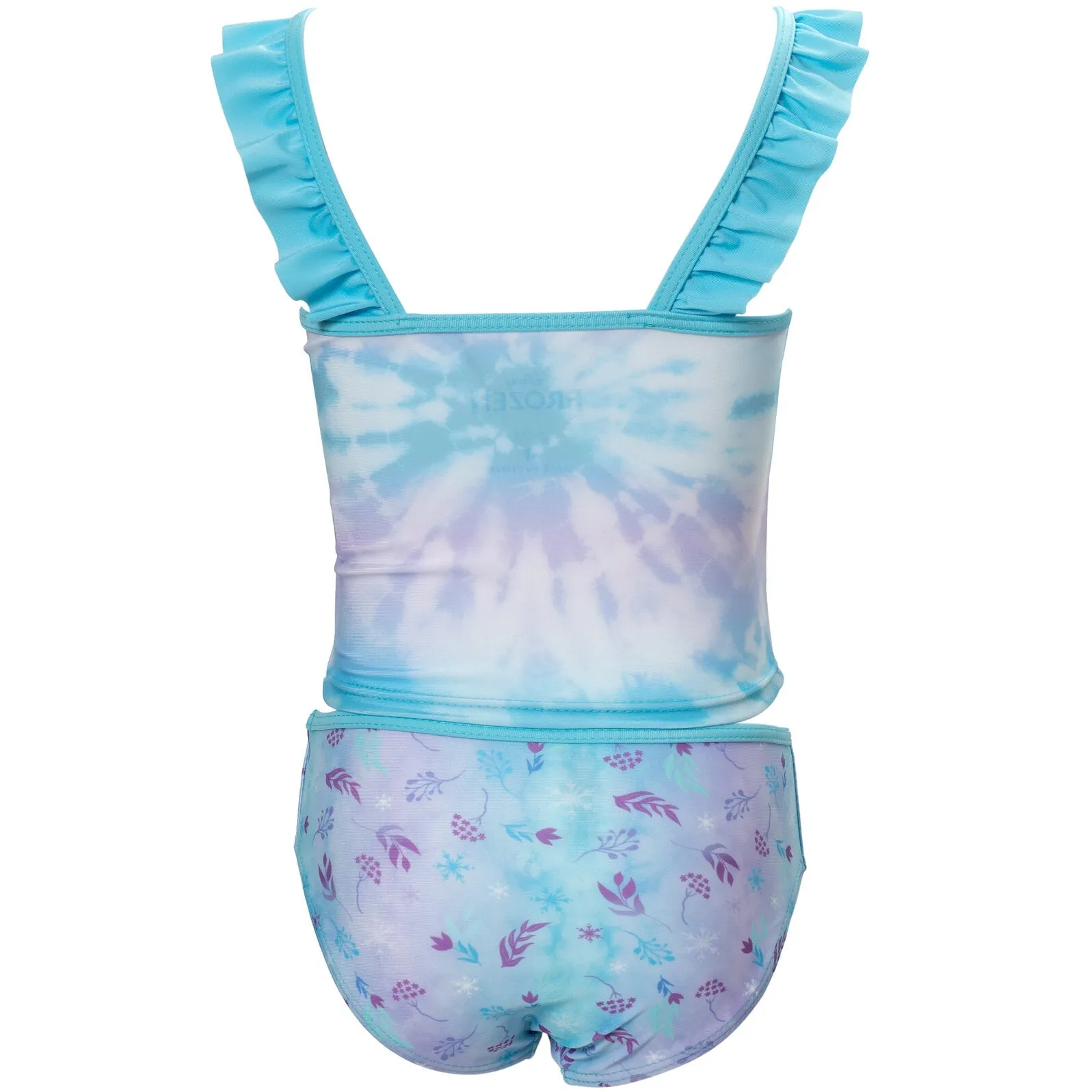 Disney Frozen UPF 50  Pullover Tankini Top Bikini Bottom Swim Set