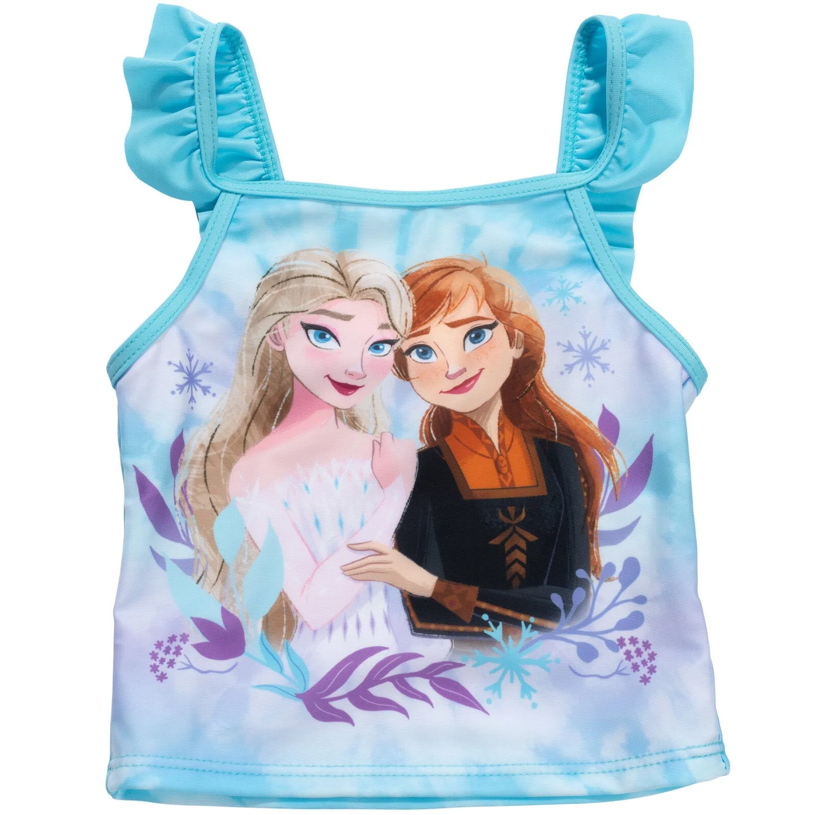 Disney Frozen UPF 50  Pullover Tankini Top Bikini Bottom Swim Set