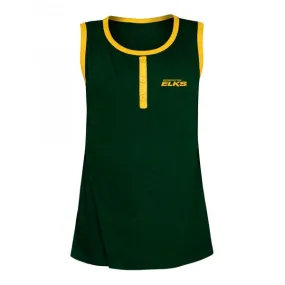 Edmonton Elks - New Era Girls Contrast Placket Tank