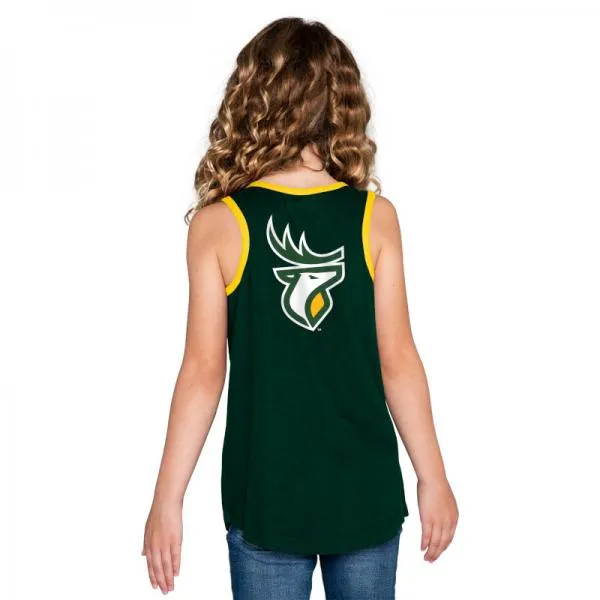 Edmonton Elks - New Era Girls Contrast Placket Tank