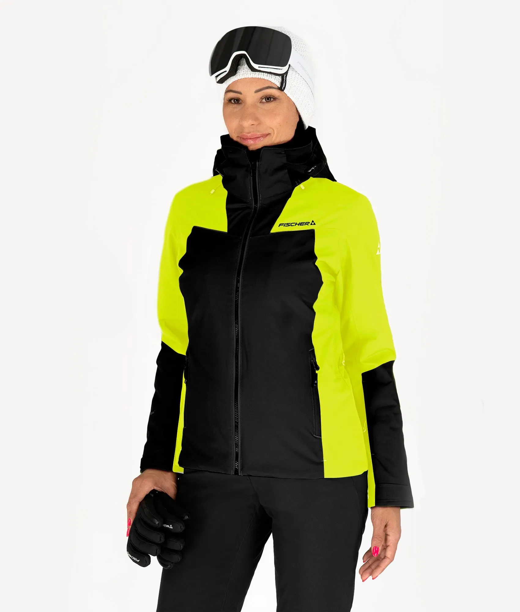 Fleiding Insulated Ski Jacket Women YELLOW