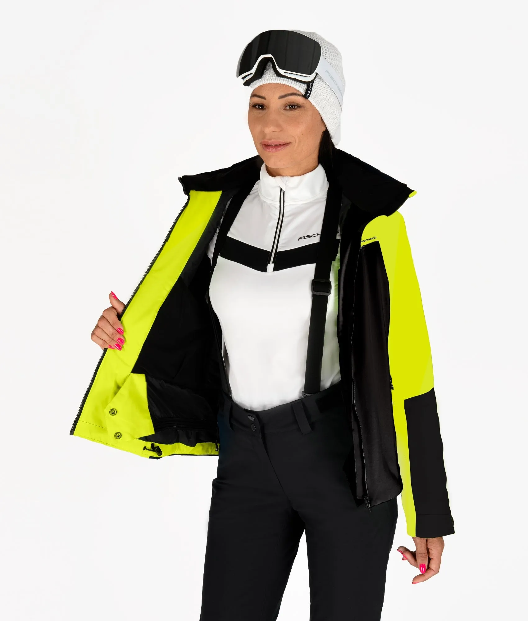 Fleiding Insulated Ski Jacket Women YELLOW