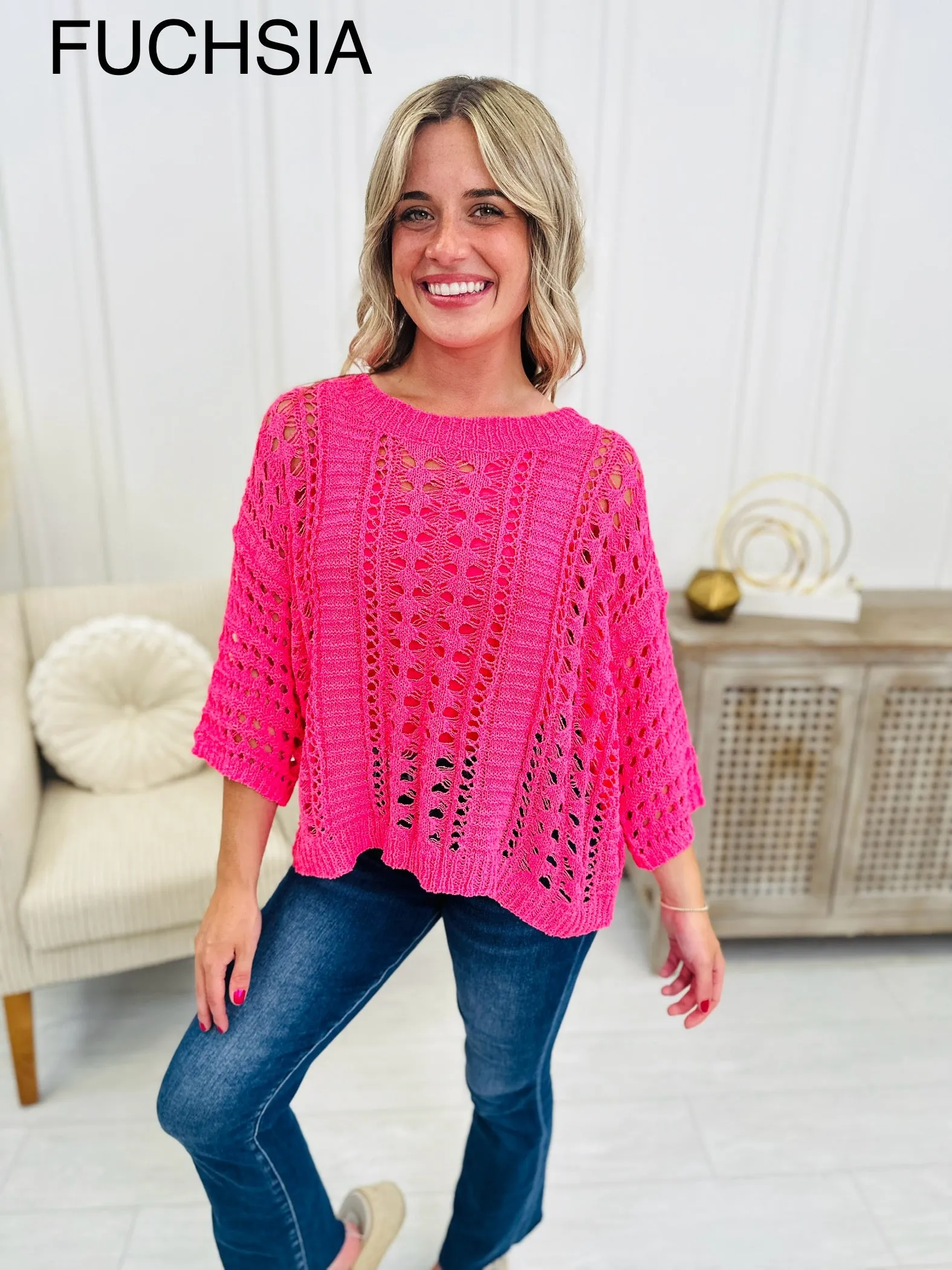 Free To Frolic Sweater- Multiple Colors!