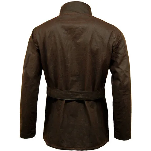 Game Continental Belted Motorcyle Wax Jacket