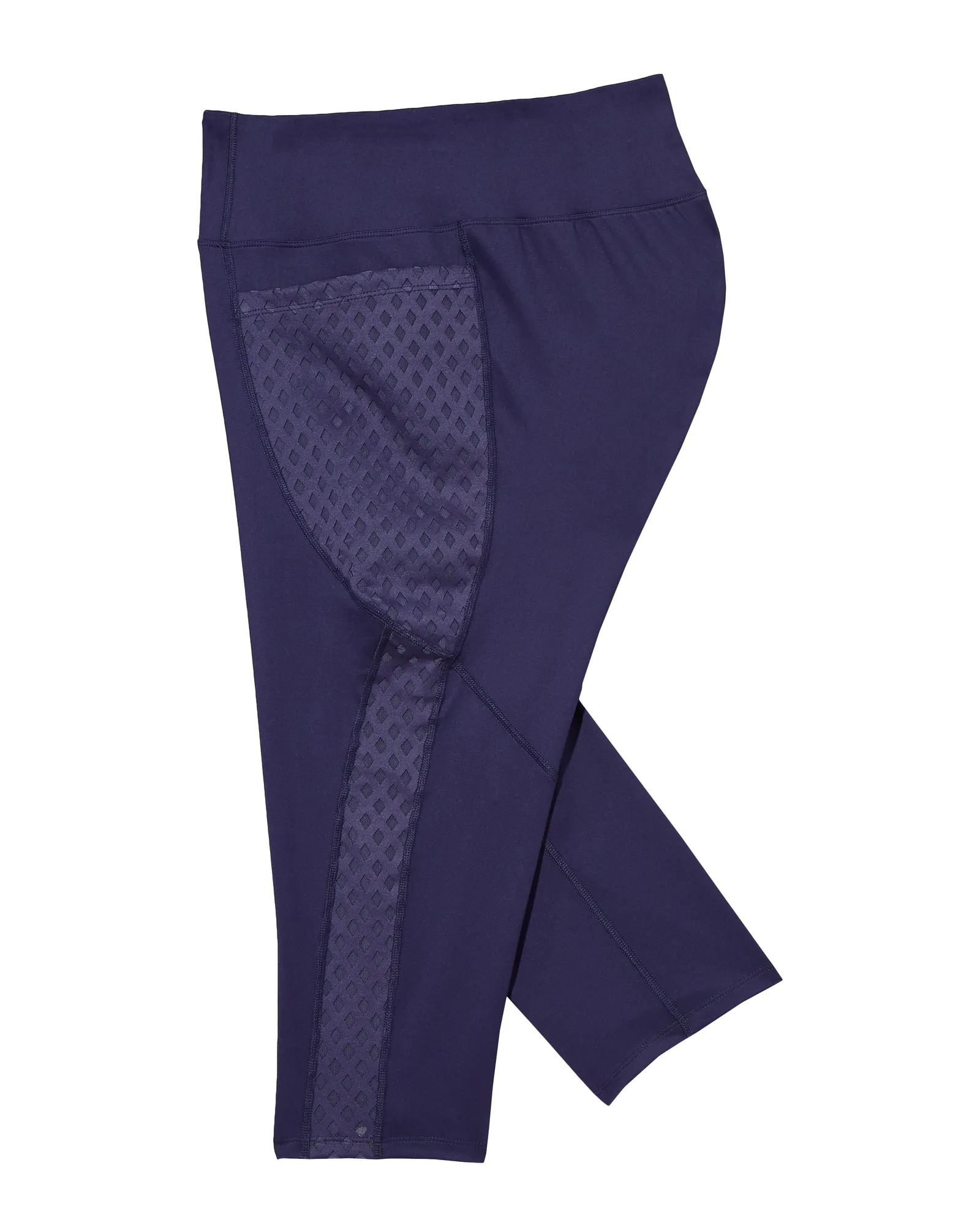 Gansevoort Capri Tights with Mesh Details | Navy