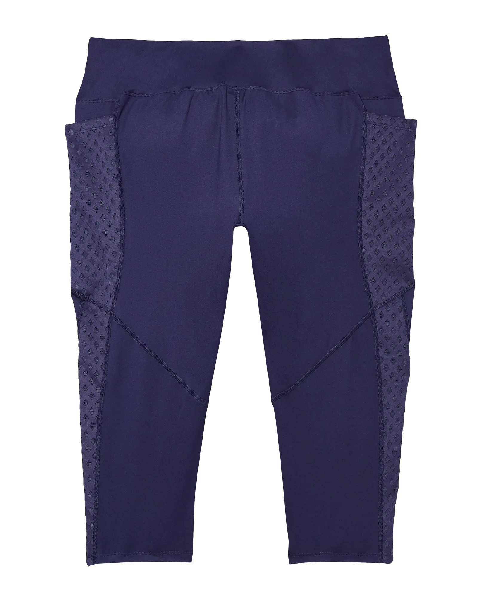 Gansevoort Capri Tights with Mesh Details | Navy