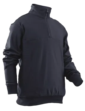 Grid Fleece Zip Thru Job Shirt