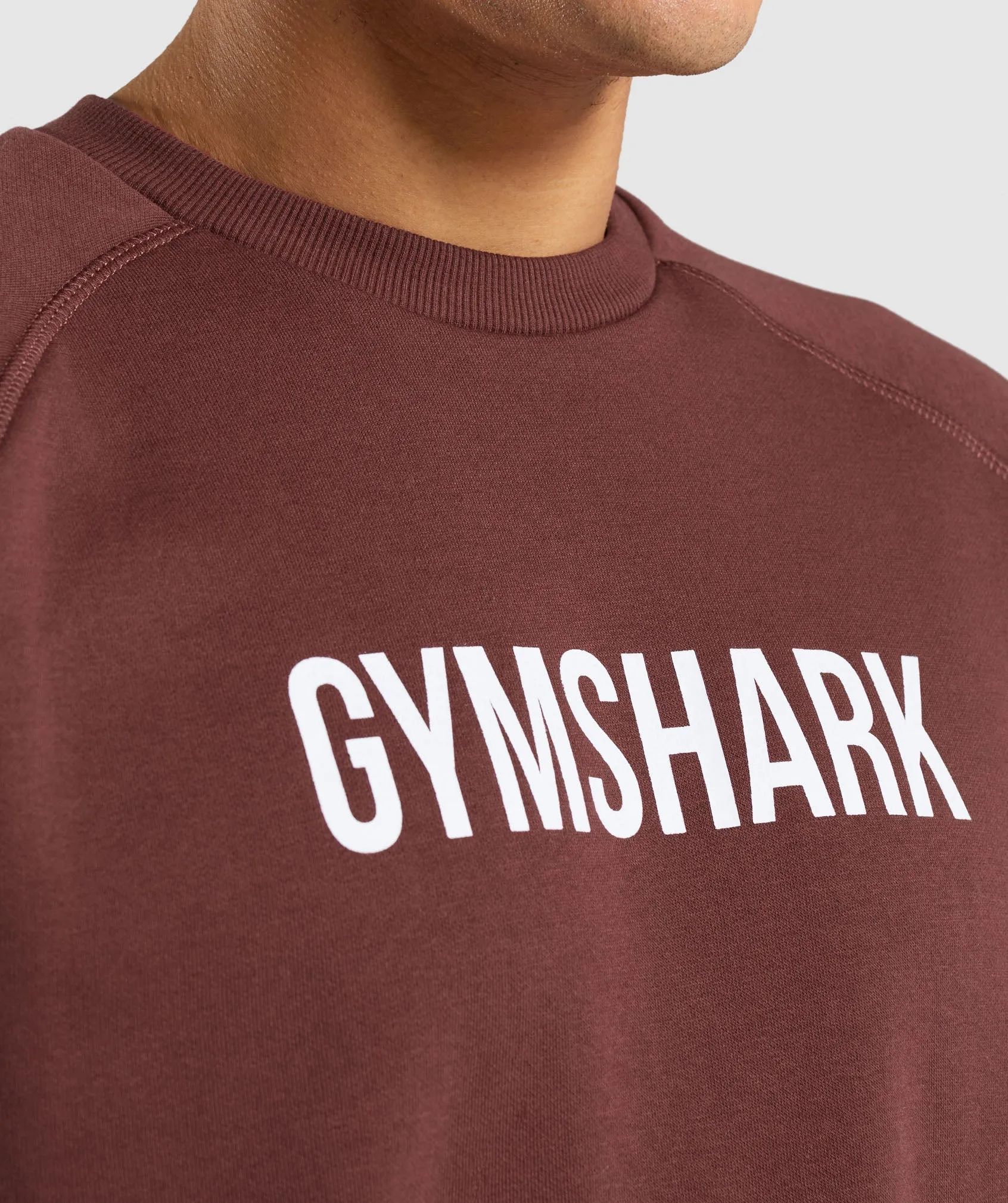 Gymshark Apollo Crew - Cherry Brown