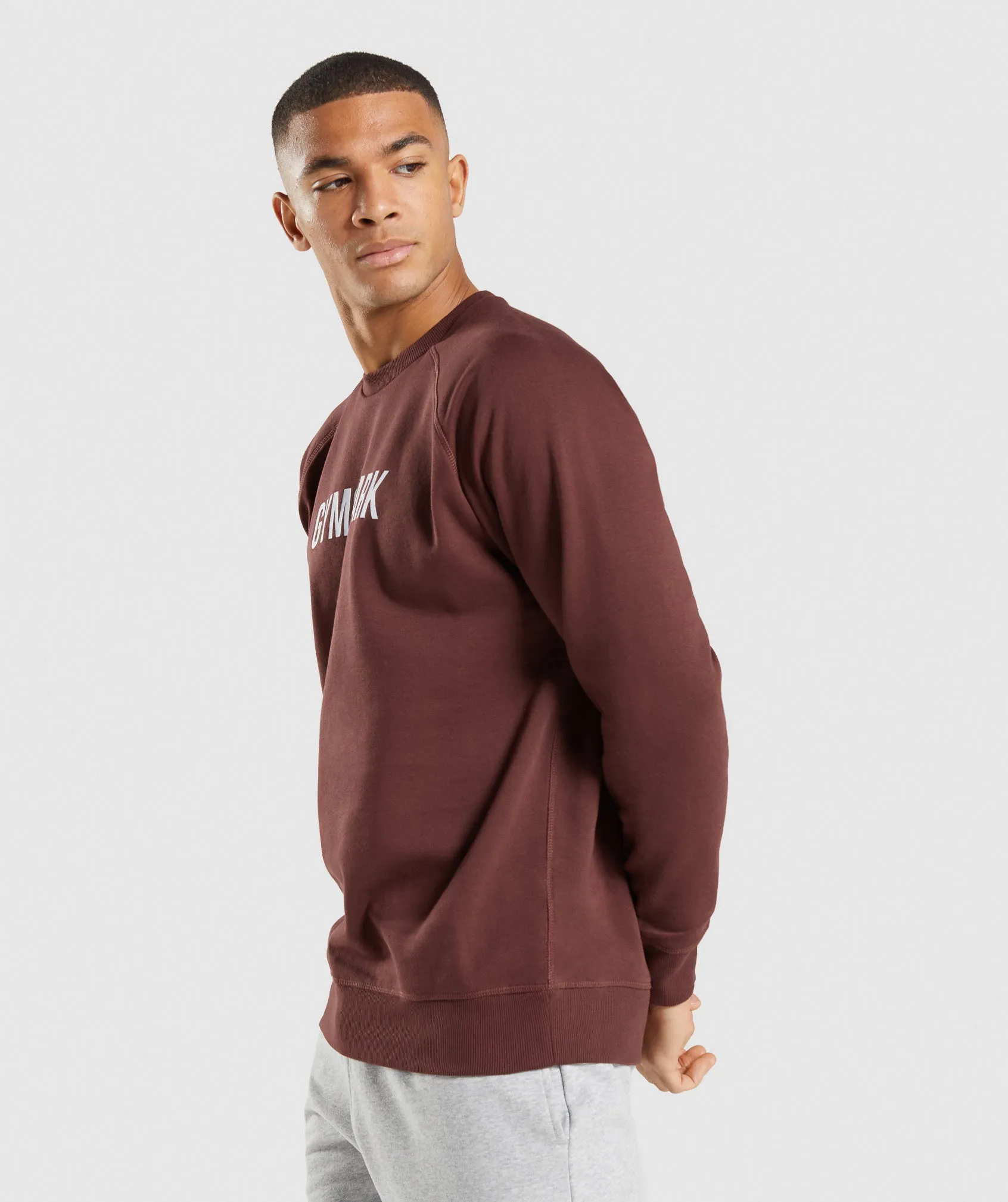 Gymshark Apollo Crew - Cherry Brown